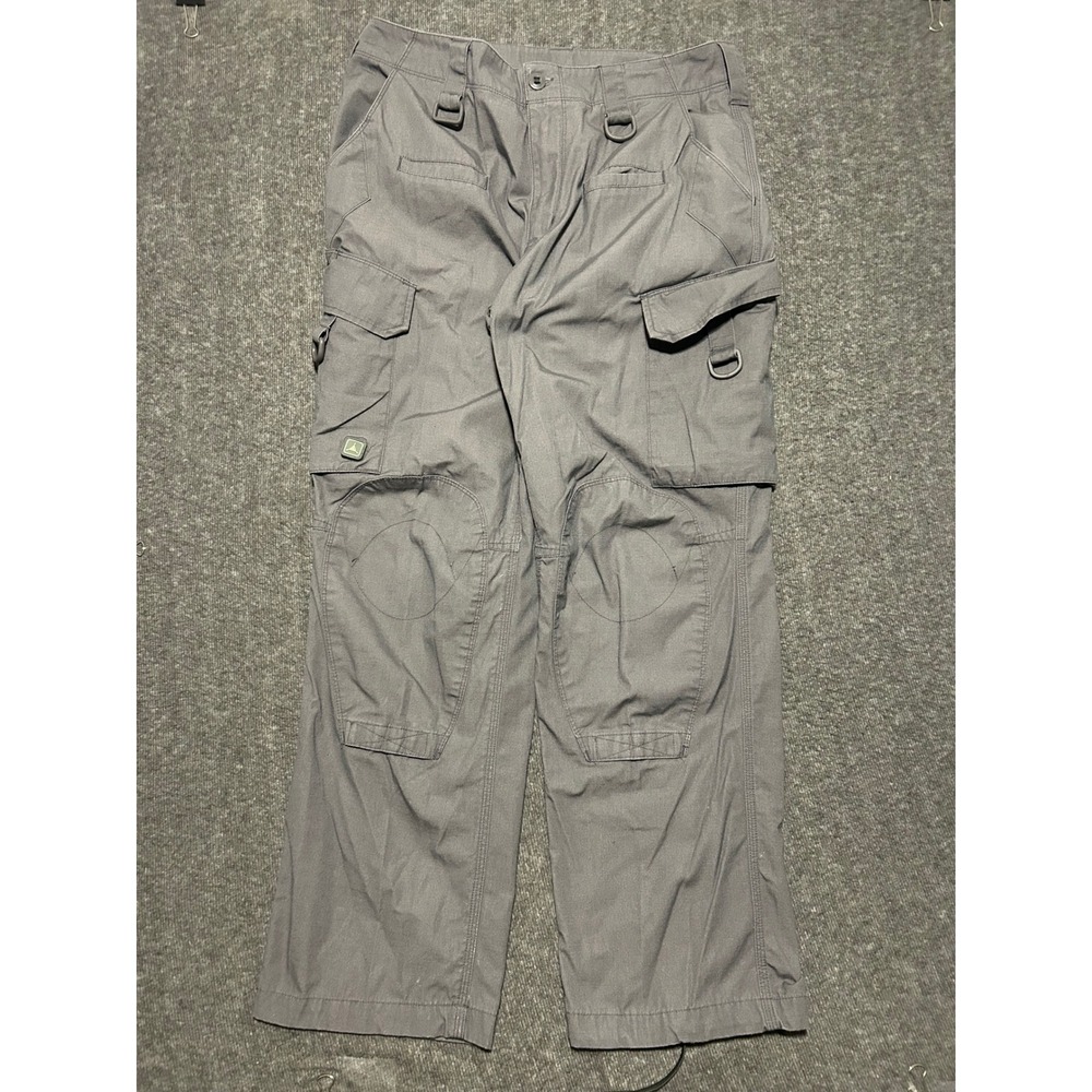 Triple aught design cargo pants gray made in usa cotton nylon blend fit 34X30